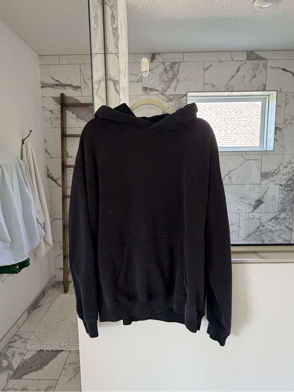 Abercrombie & Fitch Black essential popover Hoodie